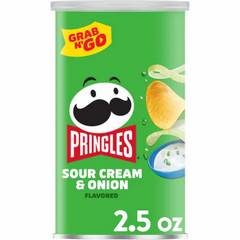 Pringles Grab N' Go Sour Cream & Onion Potato Chips 2.5 Ounces