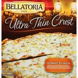 Bellatoria Ultra Thin Crust Ultimate 5 Cheese Pizza