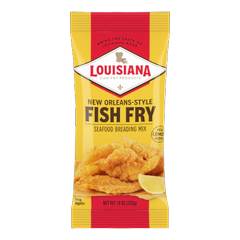 Louisiana Fish Fry Products New Orleans Style Fish Fry Seafood Breading Mix, 10 oz