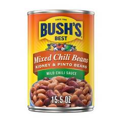 Bush's Best Kidney & Pinto Mixed Chili Beans in Mild Sauce
