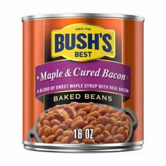 Bush's Best Maple & Cured Bacon Baked Beans 16 Oz