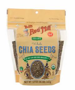 Bob's Red Mill Organic Whole Chia Seeds 12 Ounces