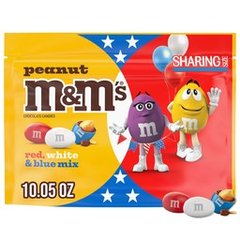 Mars M&M's Peanut Red White and Blue Mix - 10.05 OZ