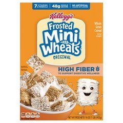 Kellogg's Frosted Mini Wheats High Fiber Cereal