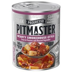 Progresso Pitmaster Hearty Smokehouse - Style Steak & Potatoes With Roasted Vegetables Soup - 18.5 OZ