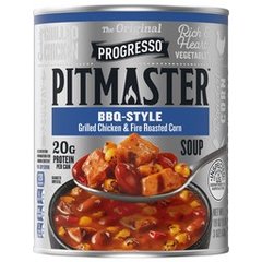 PROGRESSO PITMASTER BBQ STYLE GRILLED CHICKEN FIRE ROASTED CORN 19 OUNCES
