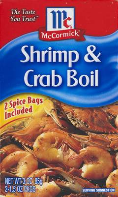 McCormick Golden Dipt Shrimp & Crab Boil Spice - 3 Oz