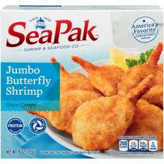 SeaPak Shrimp & Seafood Co. Shrimp Butterfly Jumbo - 9 Oz
