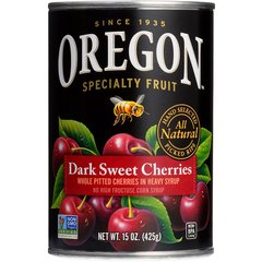 Oregon Dark Sweet Pitted Cherries In Heavy Syrup Can 15 Ounces
