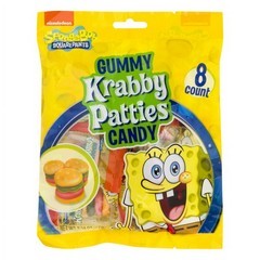 Nickelodeon Gummy Candy Krabby Patties Spongebob Squarepants