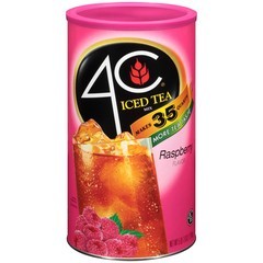 4C Raspberry Flavor Iced Tea Mix