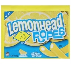 Lemonhead Lemon Ropes Candy