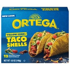 Ortega Yellow Corn Taco Shells, 12 ct, 4.9 oz