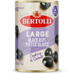Bertolli Mediterranean Large Pitted Ripe Black Olives