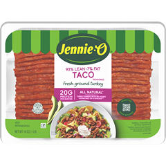 Jennie O Turkey Store Jennie O All Natural* Taco Seasoned Ground Turkey
