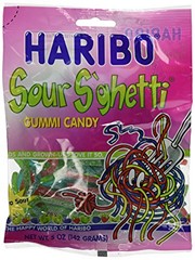 Haribo Gummi Candy Sour Sghetti - 5 Oz