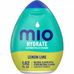 mio Hydrate Electrolytes & B Vitamins Lemon Lime Water Enhancer Bottle
