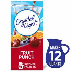 Crystal Light Zero Sugar Fruit Punch Drink Mix Packets