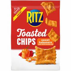 Ritz Toasted Chip Sweet Habanero 8 Ounces
