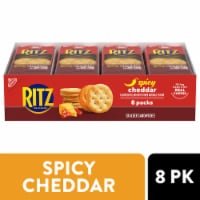 RITZ Spicy Cheddar Cheese Sandwich Crackers - 8 Count