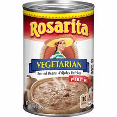 Rosarita Vegetarian Refried Beans, Canned Beans, 16 oz.