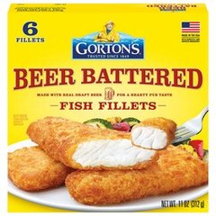 Gorton's Beer Battered Fish Fillets 6 Ea