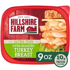Hillshire Farm Ultra Thin Sliced Oven Roasted Turkey Breast Sandwich Meat 9 Oz