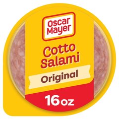 Oscar Mayer Cotto Salami Luncheon Meats w/Chicken Beef Pork Added 16 oz