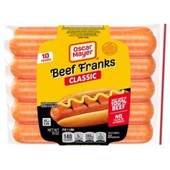 Oscar Mayer Classic Beef Franks 10 Ea