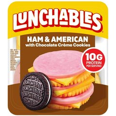 Lunchables Ham & American With Chocolate Creme Cookies Lunch Combinations 3.2 Oz