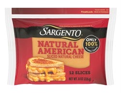 Sargento Natural American Cheese Slices 8 oz