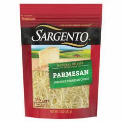 Sargento Off The Block Fine Cut Parmesan Shredded Cheese 5 Ounces
