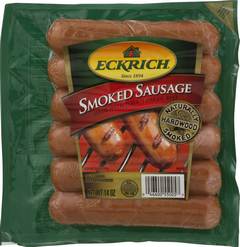 Eckrich Original Smoked Sausage Made w/Pork Turkey & Beef 14 Ounces