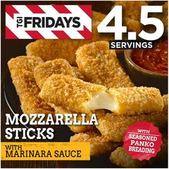 TGI Fridays Mozzarella Sticks with Marinara Sauce Frozen