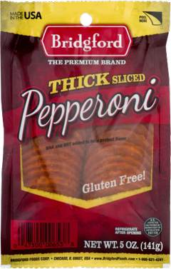 Bridgford Thick Sliced Pepperoni 5 oz