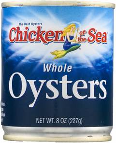 Chicken Of The Sea Whole Oysters 8 Oz