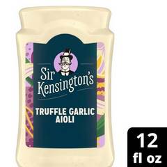 Sir Kensington's Spread & Dressing, Truffle Garlic Aioli, 12 oz