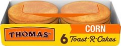 Thomas' Corn Toast-R-Cakes - 6 ct