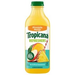 Tropicana Refreshers Pineapple Mango Juice Drink With Real Fruit Juice