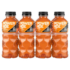 POWERADE Orange Electrolyte Sports Drink Bottles 20 fl oz 8 Pack
