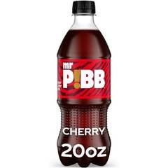Mr Pibb Cherry Soda Pop Bottle 20 fl oz