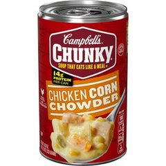 Campbell's Chunky Chicken Corn Chowder Soup - 18.8 Oz