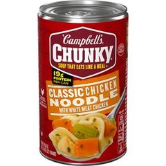 Campbell's Chunky Classic Chicken Noodle Soup - 18.6 Oz