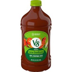 V8 Low Sodium Original 100% Vegetable Juice Bottle