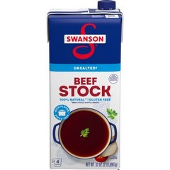 Swanson Unsalted Beef Stock - 32 Oz