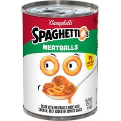 Campbell's Spaghettios Canned Pasta with Meatballs