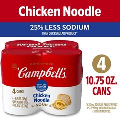 Campbell's Condensed Chicken Noodle Soup - 4 ct