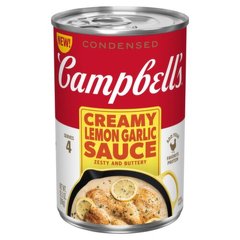 Campbell's Condensed Creamy Lemon Garlic Sauce, 10.5 Oz Can - 10.5 oz