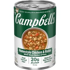 Campbell's Protein Homestyle Chicken And Rotini Soup, 16.1 Oz Can - 16.1 oz