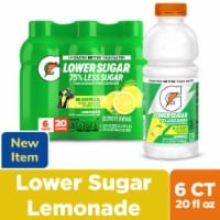 Gatorade Low Sugar Lemonade 6 Pack 20 Ounce Bottles